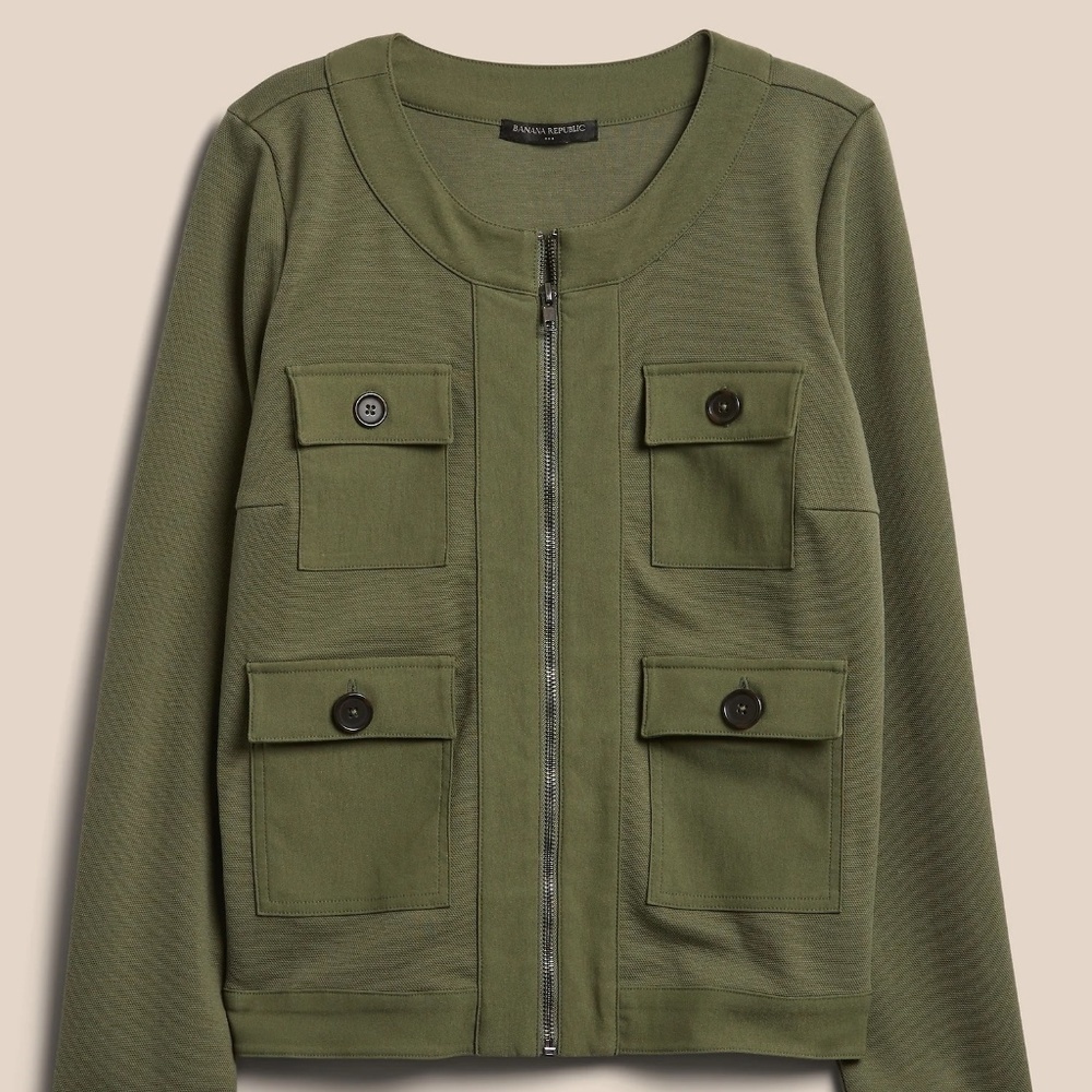 Banana Republic Utility Knit Jacket NWOT - Picture 14 of 15
